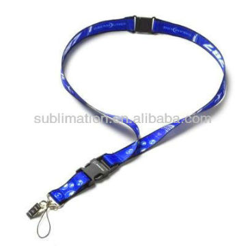 Polyester sublimation printing carabiner lanyard