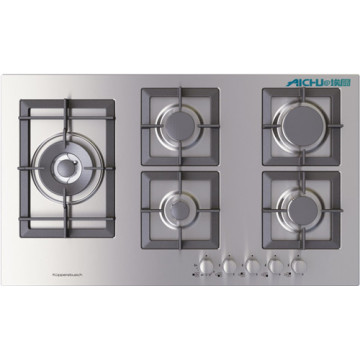 Cooktop de gás de aço inoxidável Glen construído em GasStove