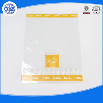 Custom printed clear plastic bread bags