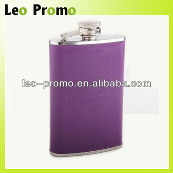 leather wrapped flask