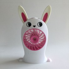 Home Fan Cooling Humidifier Fans Rechargeable USB 3colorsWater Spray Fan Misting Cooler water Powerful USB Air Conditioner