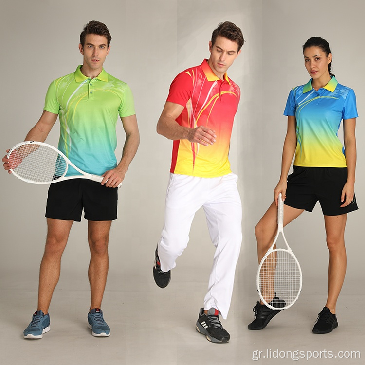 Ρούχα Πινγκ πονγκ Ρούχα μπλουζάκι Unisex Golf Polo