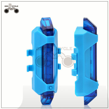 USB rechargeable LED bicycle safety tail light