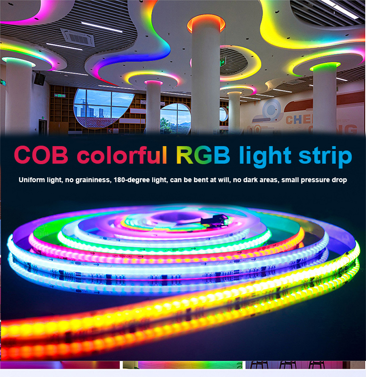 Dream Colour WS2811 Cob Rgb Running Led Strip Remote Control 240chips/m Smart Rgbic Led Strip Light Rgb Light For Decoration