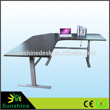 L Shape Ergonomic Electric Adjustable Boss Office Desk