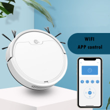 Smart Robotic Vacuum Cleaner with WiFi Control for Sweeping and Mopping