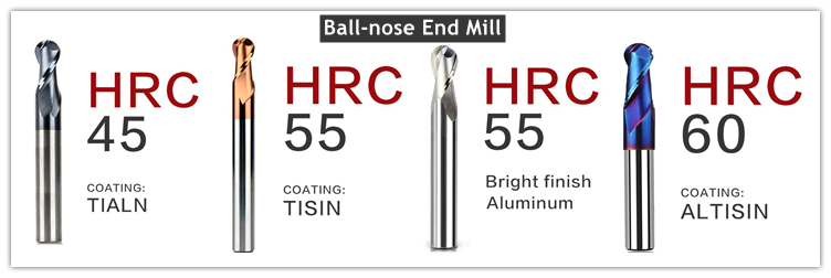 BALL NOSE  MILLING CUTTER