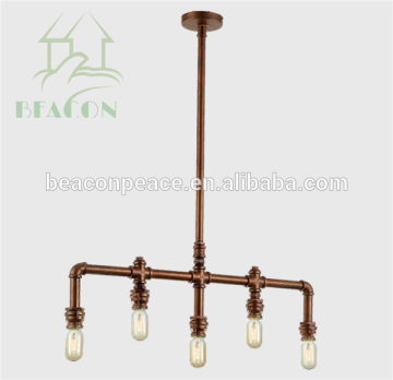 Water Pipe Style Antique Pendant Lamp