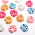 Take A Bit Donut Resina Flatback Cabochons Kawaii Sprinkles Decoración Casa de muñecas Comida Donuts Slime Charms para decoración DIY