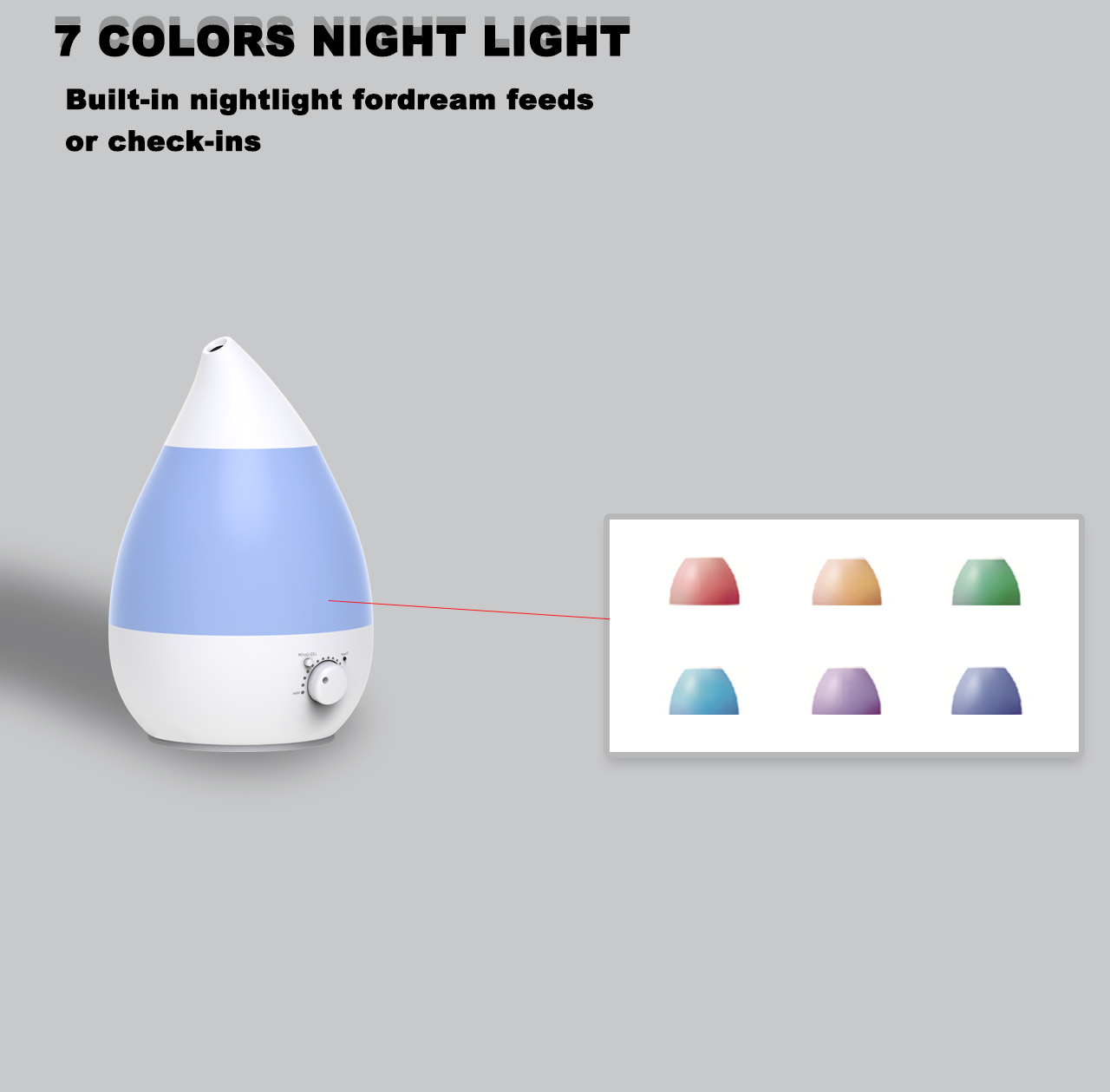HTJ-2060 Humidifier night light HTJ-2060 Humidifier night light