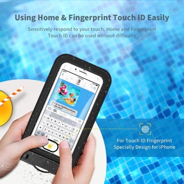 Caja flotante impermeable del teléfono móvil para nadar