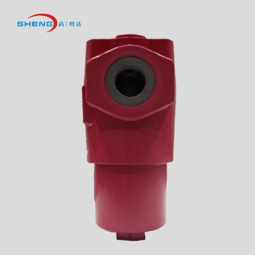 Hydraulic high pressure inline filter housing