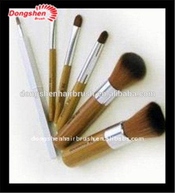 vegan pink makeup brush sets, bamboo handle makeup brush set vegan makeup brush set
