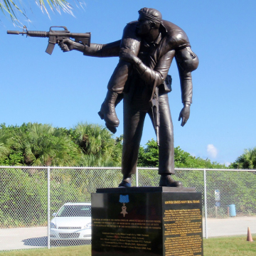 outdoor handicraft life size warrior statues for garden decoration