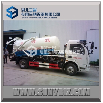 foton 4*2 small sewage tanker truck for sale