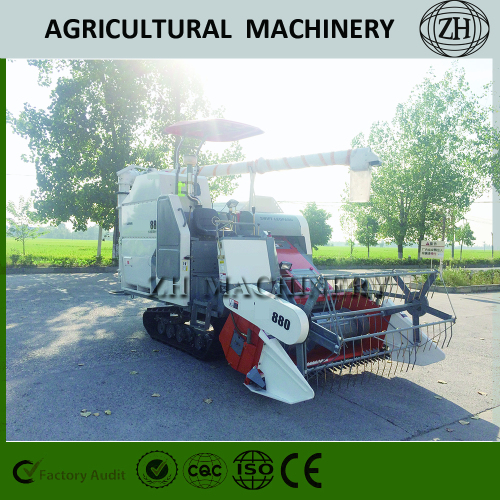 Rice and Wheat Combine Harvester with Hydraulic Gearbox