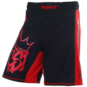 Custom Sublimated Black Men MMA Boxer Shorts