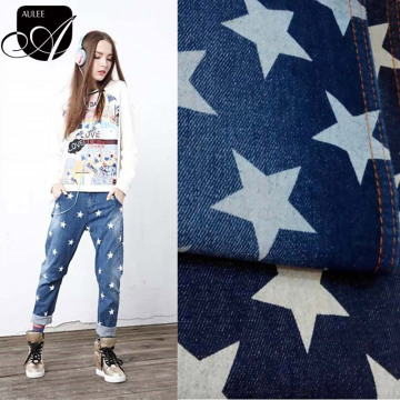 100% cotton Denim Print Fabric For Garments