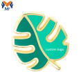 Metal Custom Logo Monstera Leaf Emaljepinne