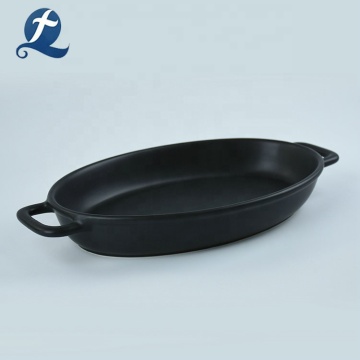 Set da forno personalizzato in ceramica nera