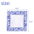 10,5 inch Melamine Square Tấm bộ