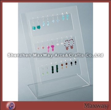 L-shaped Fashional Acrylc/Lucite Jewelry/Earring Holder/Display Rack