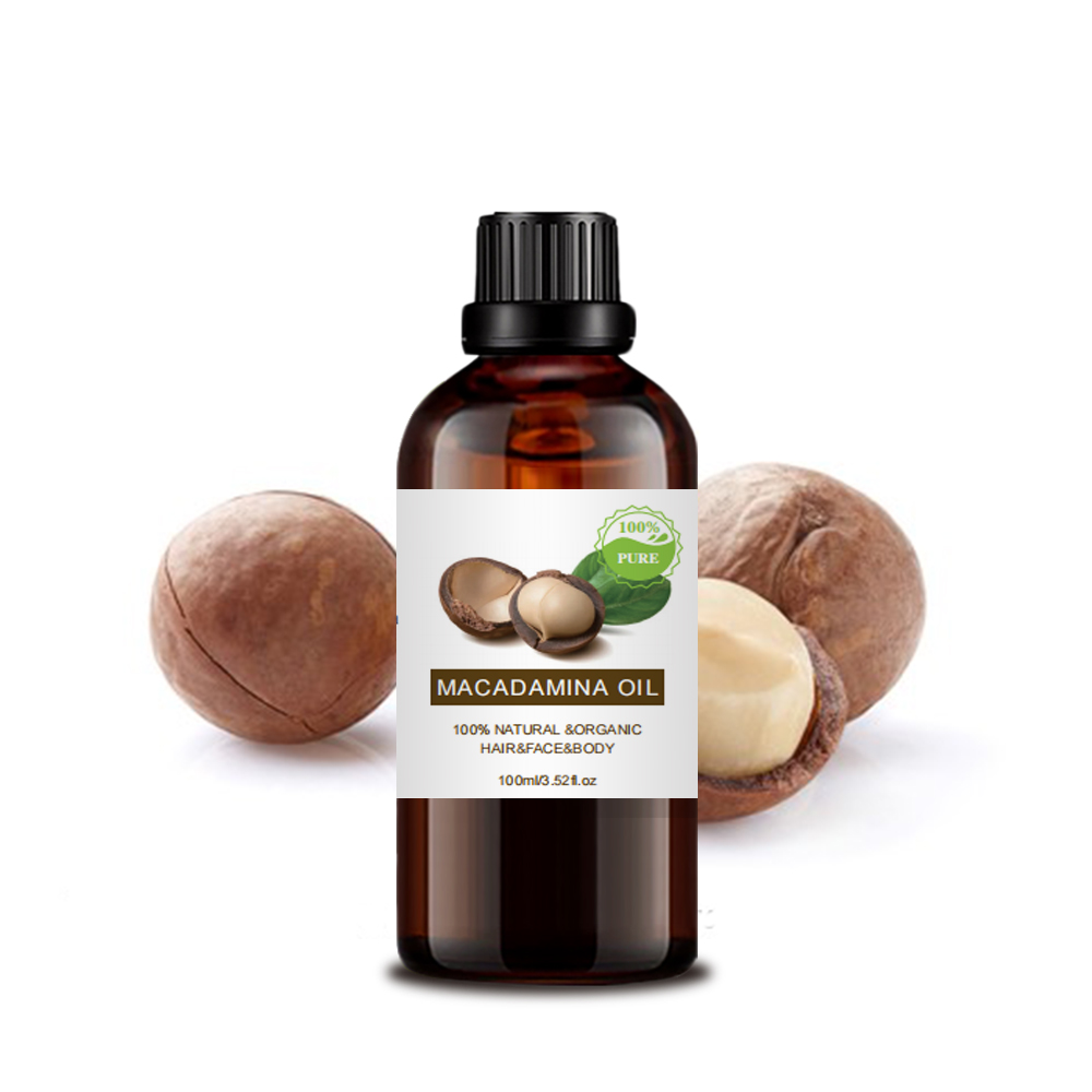 Cuidado de la piel de aceite de macadamia orgánica a granel al por mayor