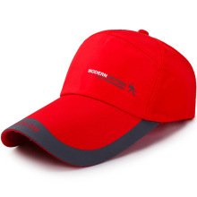 Adjustable Solid Color Print Logo Reflective Baseball Cap for Men