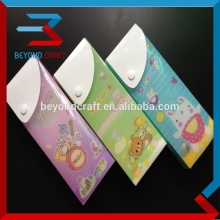 GOOD price plastic Poly PP slider button pencil case