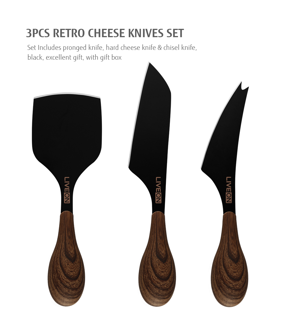 Retro Cheese Knives Set