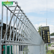 Used Galvanized Steel Roll Top Fence Panels