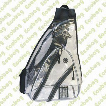 A+ Nexpak Large Clear Audio Sling Backpack