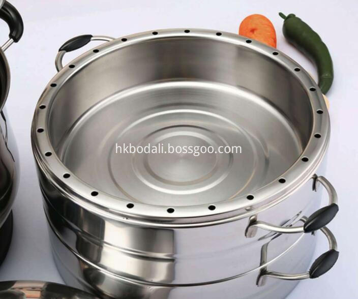 Stainless Steel 3 Tier Steamer Pot