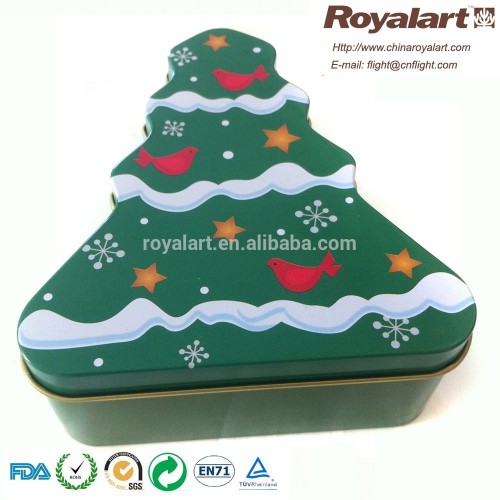 Christmas candle tin box, wedding favor box tin