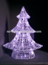 tree chris tmas decoration 3D acrylic christmas tree motif LED christmas light