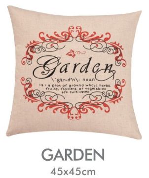 Angel Garden Printed Car Couch Cushion Covers Cozy With Side Zipper