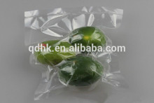 china machine made 3-side sealed transparent organic food packaging plastic bag