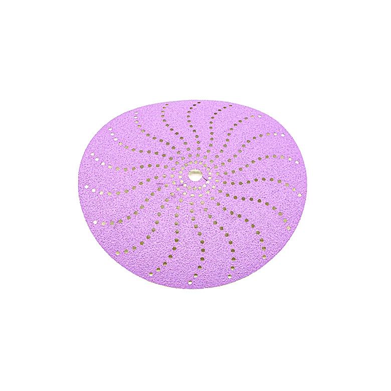 6 Inch Hoop Loop Purple Vacuum Sandpaper Discs