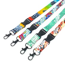 TIKE Wholesale Custom Logo Sublimation Polyester Neck Strap Lanyard