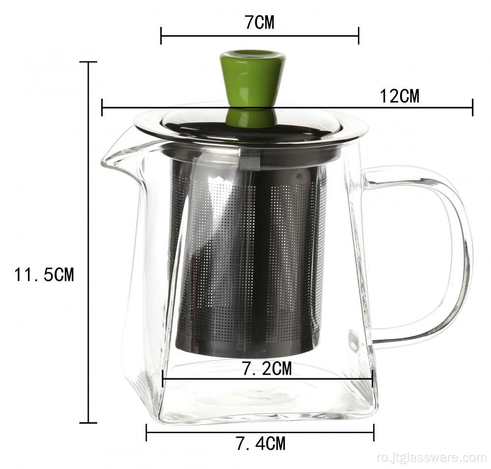 Ceainic de sticlă Produs de ceai în vrac În condiții de siguranță pentru aragaz