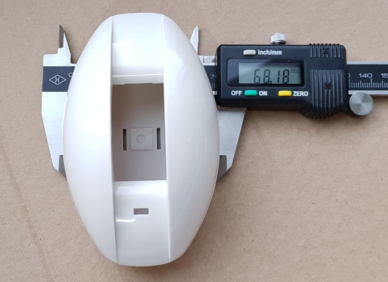 Plastic housing for Wired alarm system sensor, PIR motion curtain detector