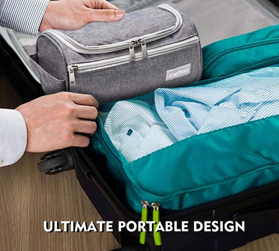 Travel Toiletry Bag Small Portable Hanging Cosmetic Organizer