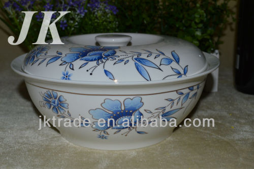Hot sale bone china soup tureen with lid