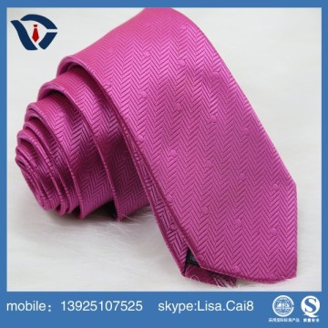 Hot sale strip pattern woven Custom Made polyester Neckties for Men