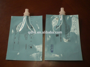 plastic disposable white spout medicine air bag packaging
