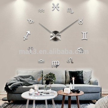 2017 Modern Design Art Hour Unique Gift DIY Wall Clock Sticker