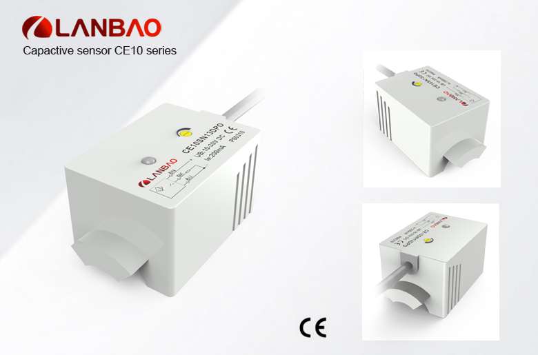 LANBAO Capacitive Proximity Sensor Pipe Liquid Water Level Sensor Switch DC PNP NO(CE10SN13DPO)