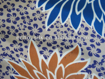 china colorful printed silk cotton voile fabric