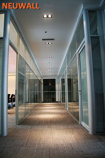 Deamountable Partition Wall Systems/Glass Partition/Aluminum Framed/Neuwall