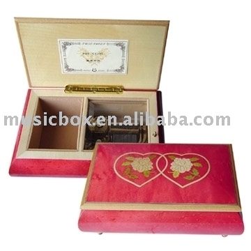 Wooden Music Jewellery Boxes